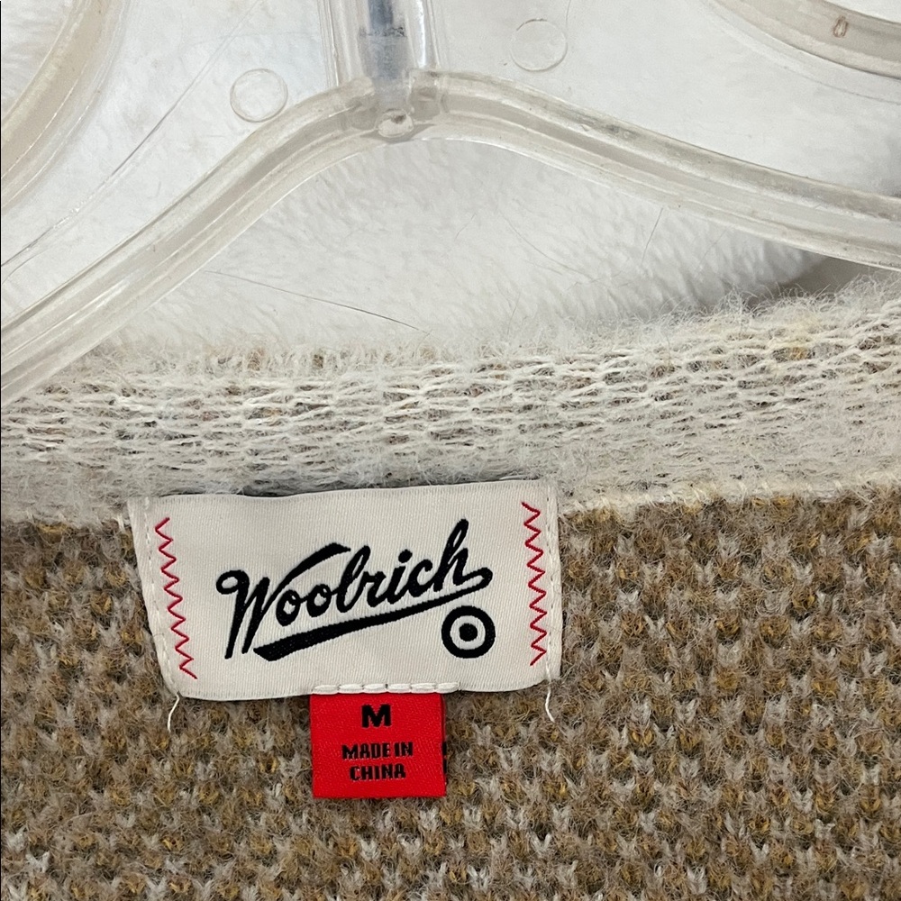 Woolrich Floral V-Neck Button Cardigan - Cream & Mustard - Picture 3 of 4